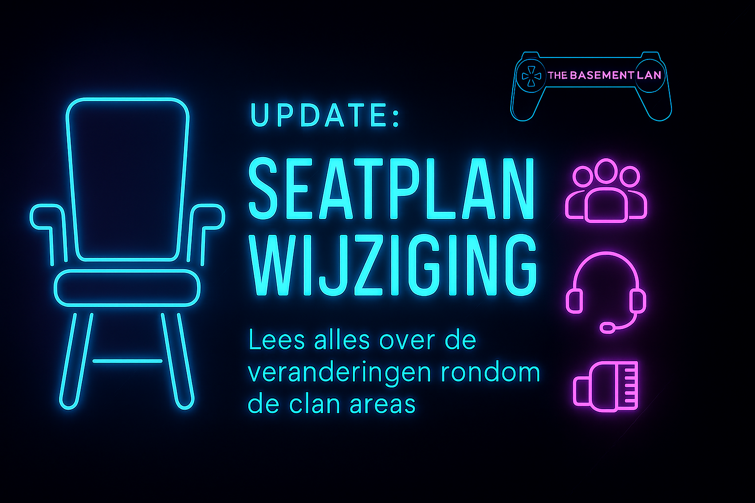Update: Wijzigingen in ons seatplan!